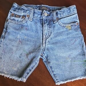 Polo Ralph Lauren Kids' Blue Denim Shorts